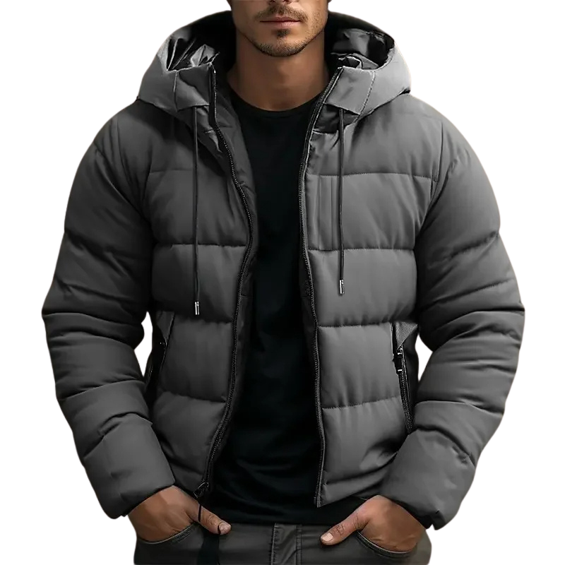 Paul | Men's Hooded Quilted Puffer Jacket