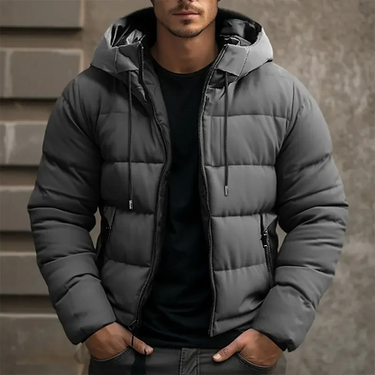 Paul | Men's Hooded Quilted Puffer Jacket