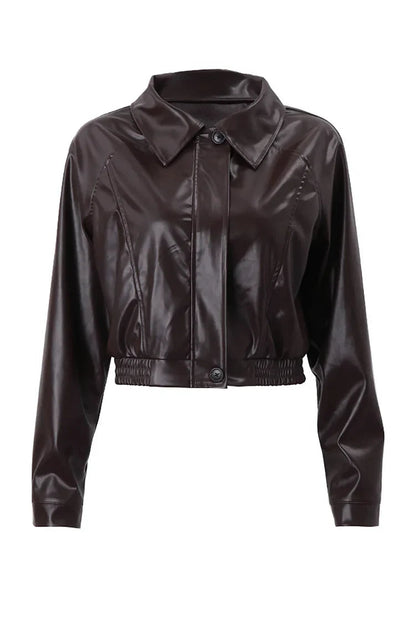 Peggy | Women's Cropped Zip Up Jacket