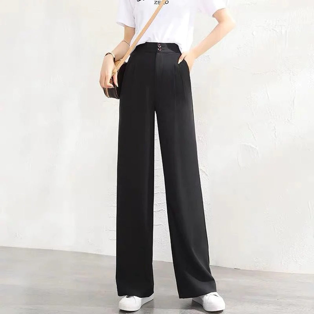 Phyllis | Women's High-Waisted Wide Leg Pants