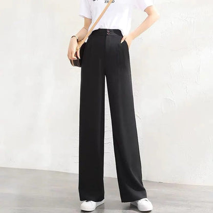 Phyllis | Women's High-Waisted Wide Leg Pants