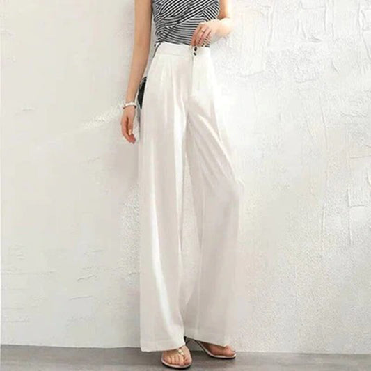 Phyllis | Women's High-Waisted Wide Leg Pants