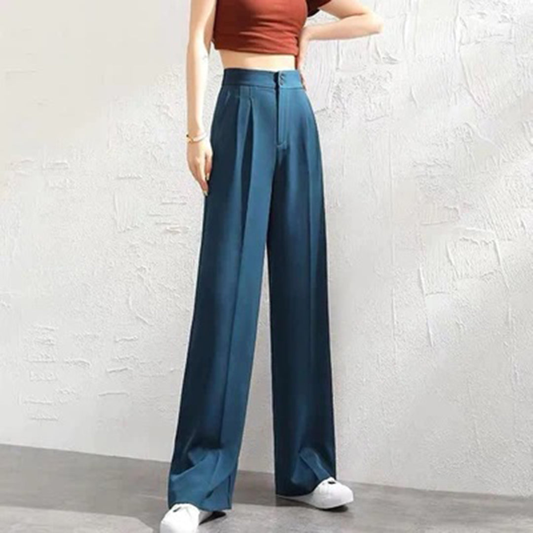 Phyllis | Women's High-Waisted Wide Leg Pants