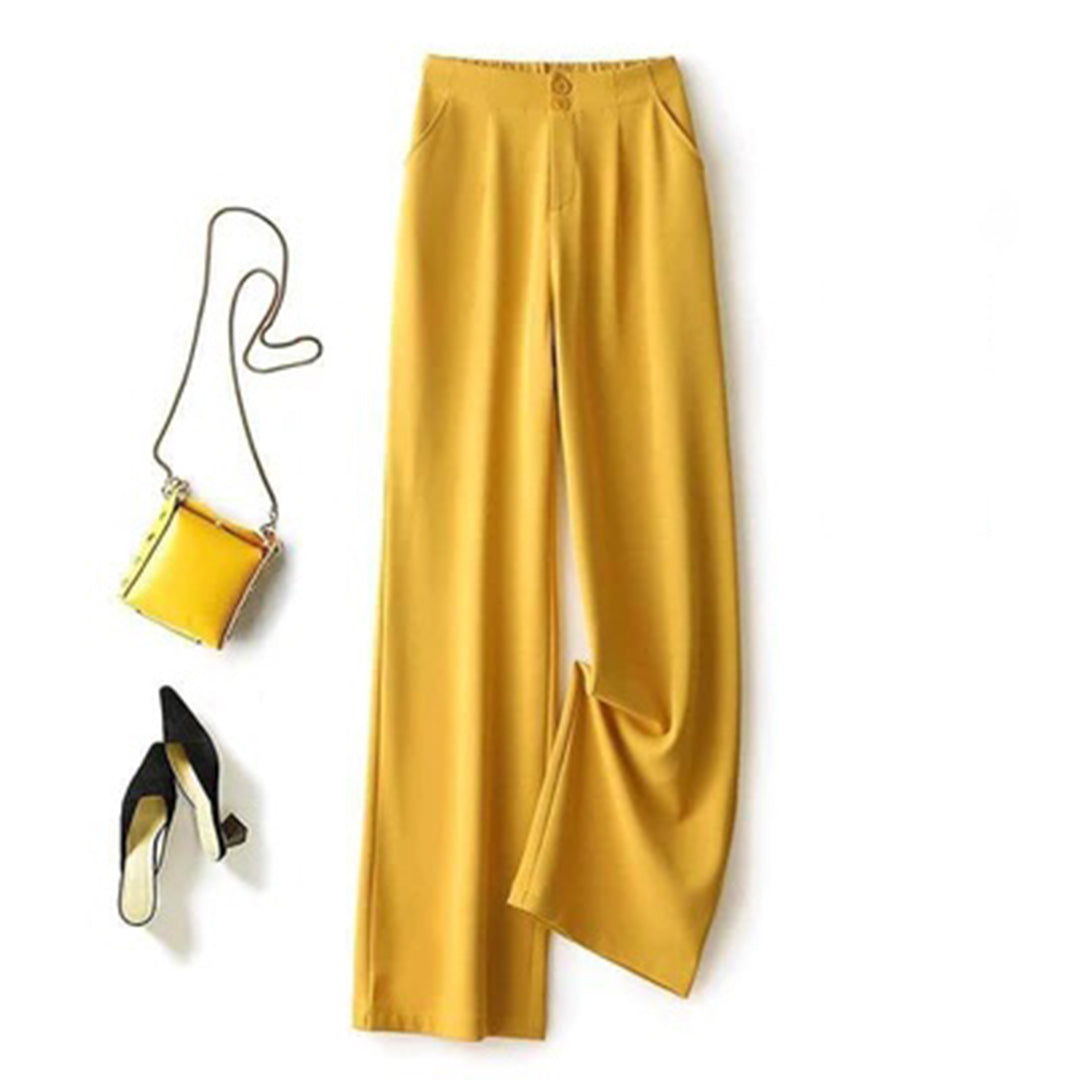 Phyllis | Women's High-Waisted Wide Leg Pants