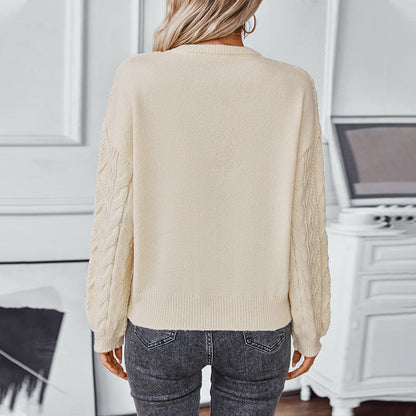Piper | Women's Cable Knit Long Sleeve Sweater