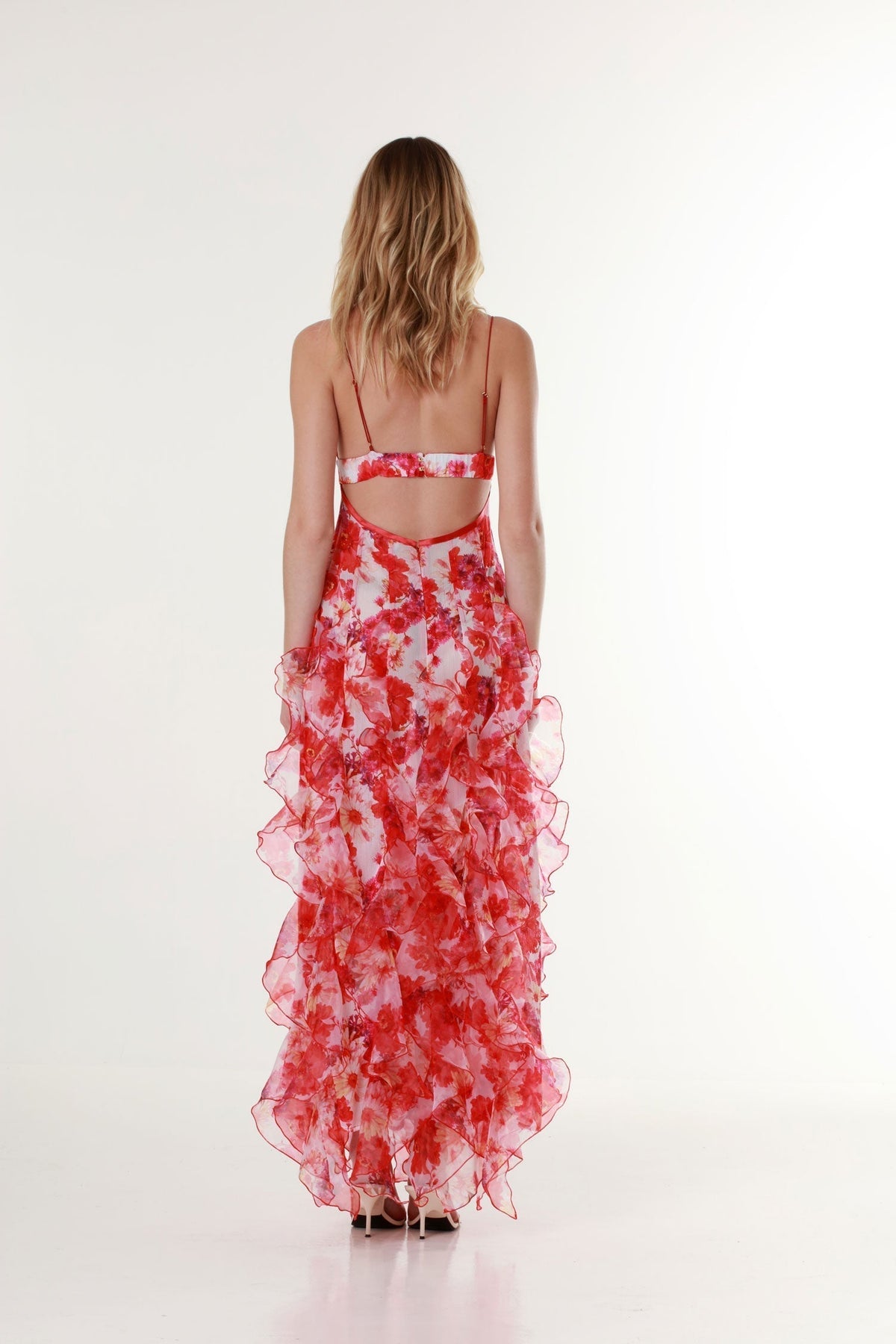 Piper | Women's Spaghetti Strap Floral Maxi Dress