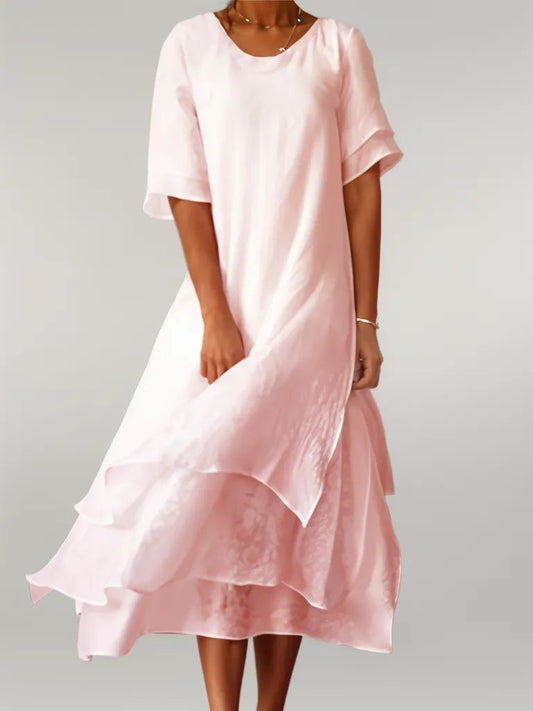 Piper | Women's Tiered A-Line Midi Dress
