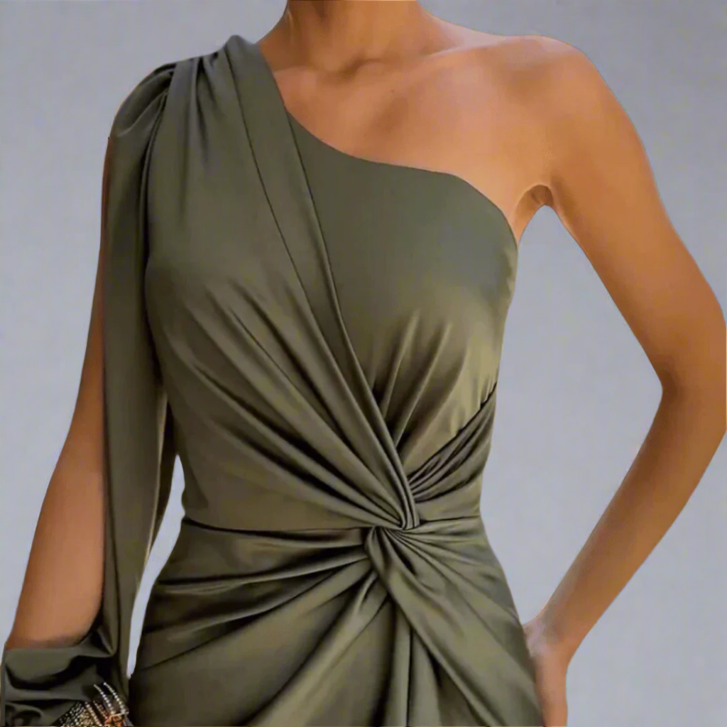 Polly | Women's One-Shoulder Maxi Dress