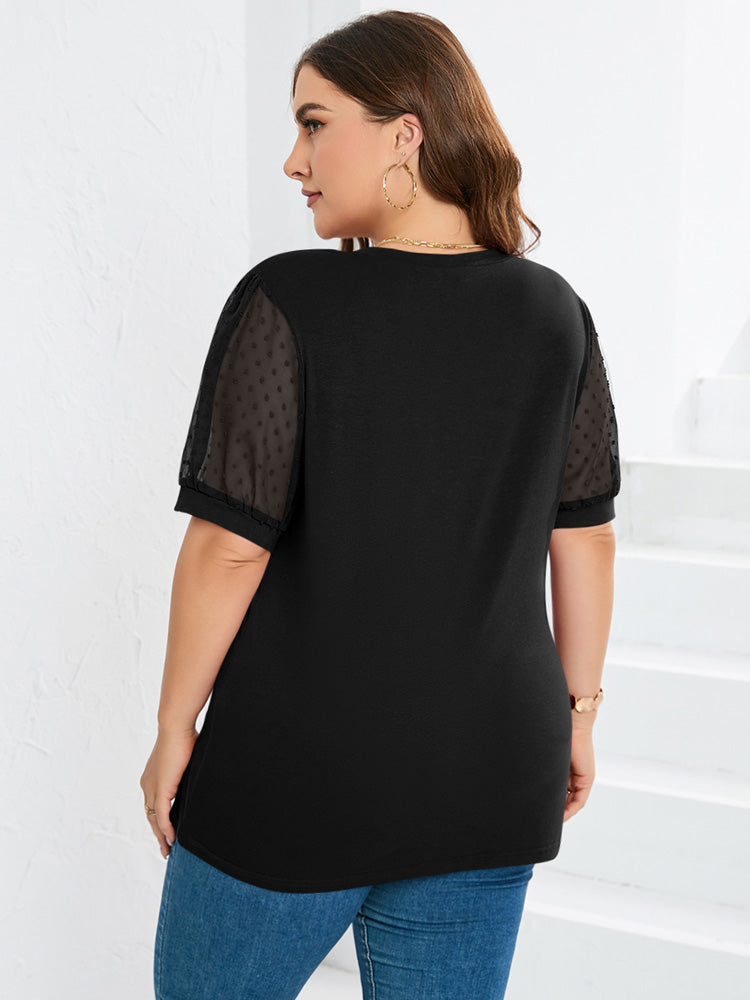 Priscilla | Women's Puff Sleeve V-Neck Top