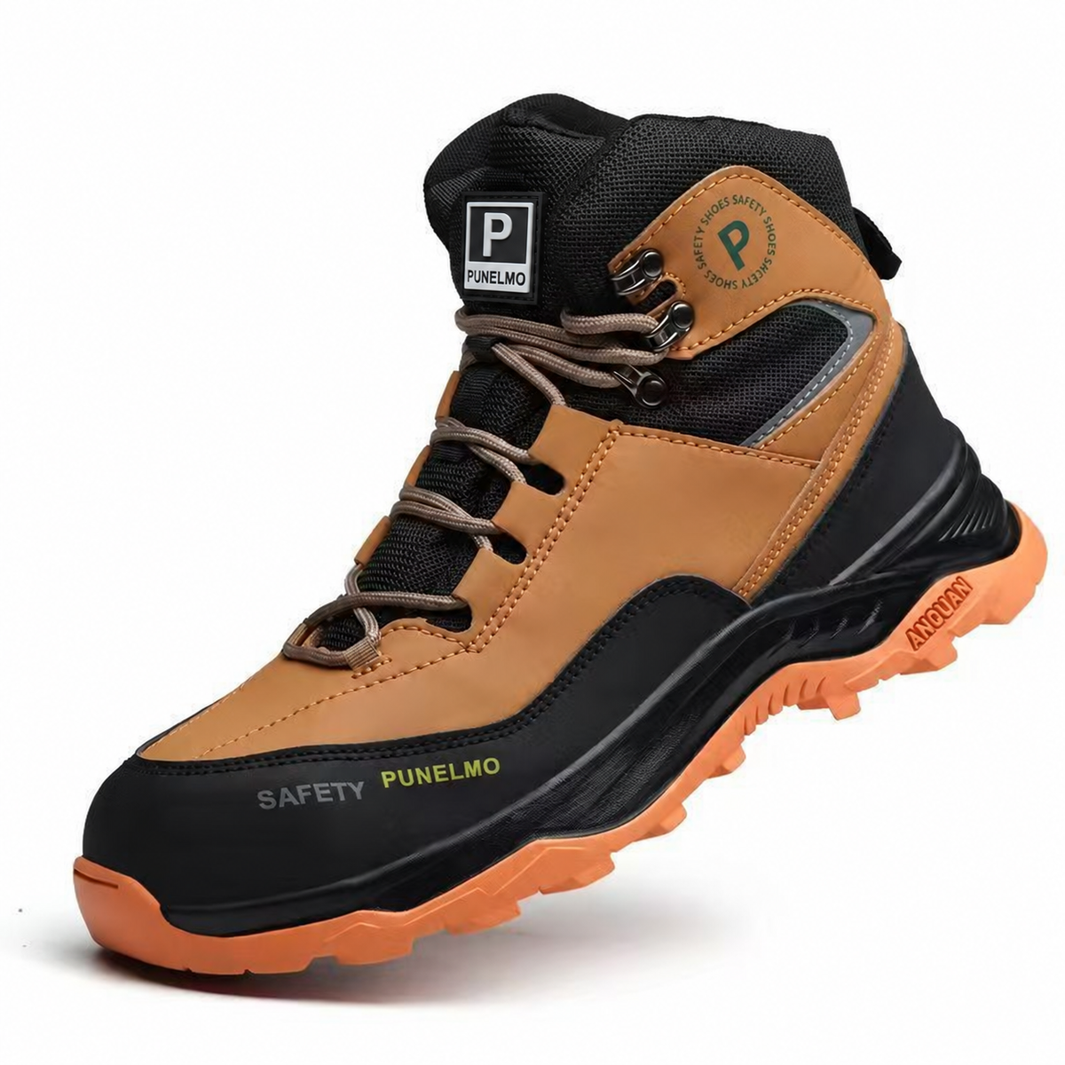 Puncture-Resistant, Non-Slip Safety Work Boots