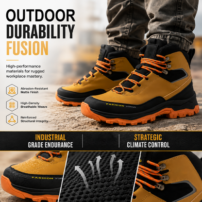 Puncture-Resistant, Non-Slip Safety Work Boots