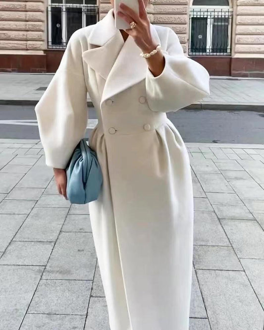 Rachael | Women's Double Breasted Long Coat