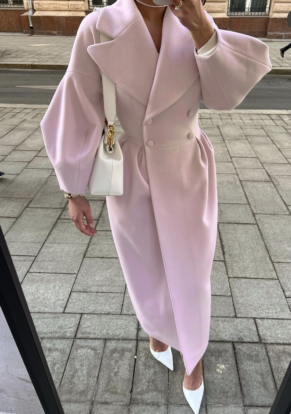 Rachael | Women's Double Breasted Long Coat