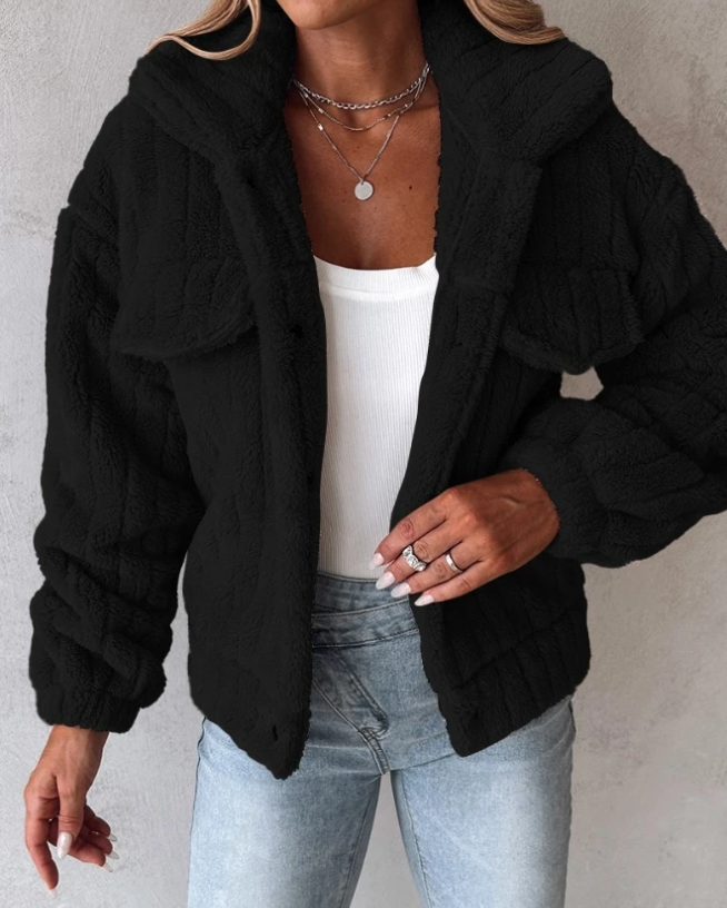 Rachel | Women's Sherpa Collared Jacket