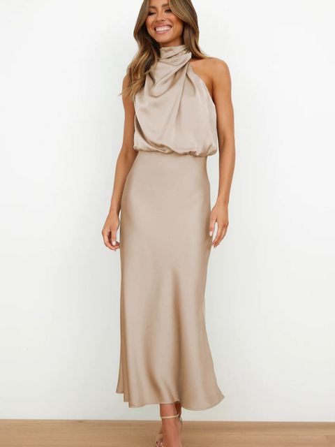 Rachel | Women's Sleeveless Bodycon Midi Dress