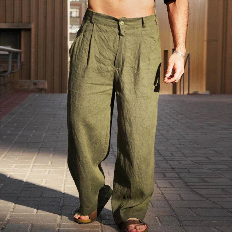 Randall | Men's Pleated Wide Leg Pants