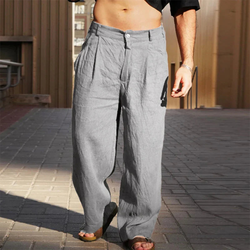 Randall | Men's Pleated Wide Leg Pants
