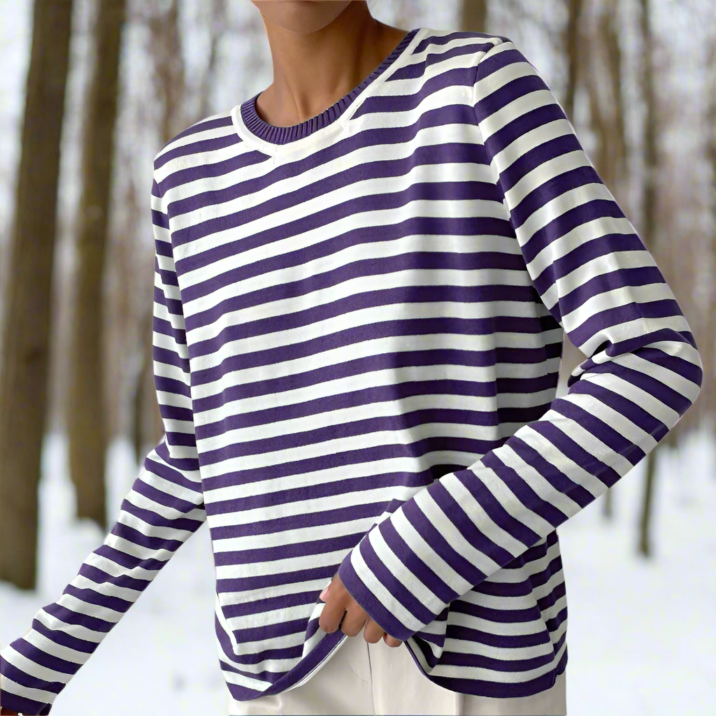Reagan | Women's Striped Long Sleeve T-Shirt