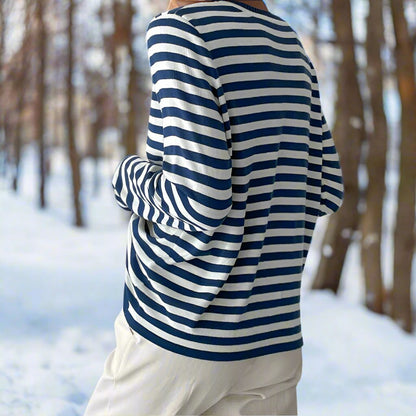 Reagan | Women's Striped Long Sleeve T-Shirt