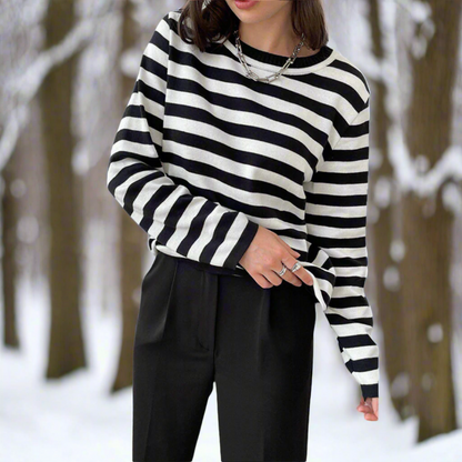Reagan | Women's Striped Long Sleeve T-Shirt