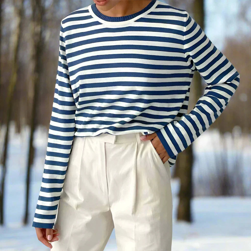 Reagan | Women's Striped Long Sleeve T-Shirt