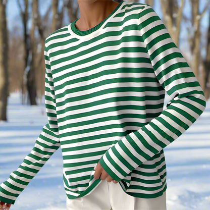 Reagan | Women's Striped Long Sleeve T-Shirt