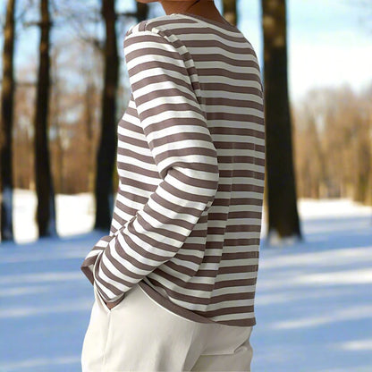 Reagan | Women's Striped Long Sleeve T-Shirt