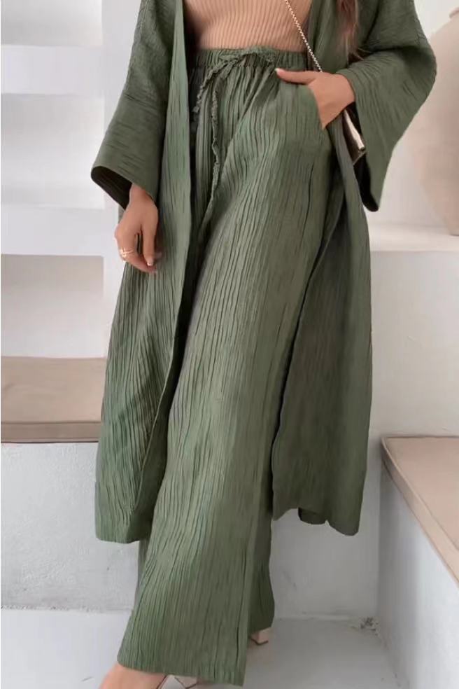 Reagan | Women's Wide Leg Pant Set
