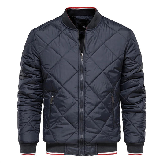 Reece | Men's Diamond Quilted Bomber Jacket
