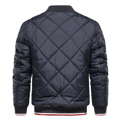 Reece | Men's Diamond Quilted Bomber Jacket