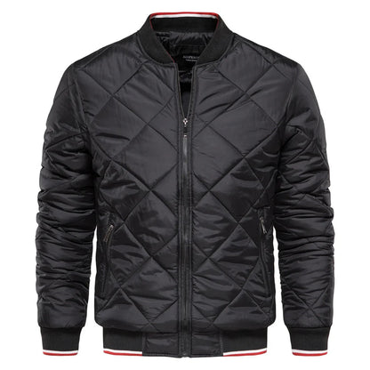 Reece | Men's Diamond Quilted Bomber Jacket