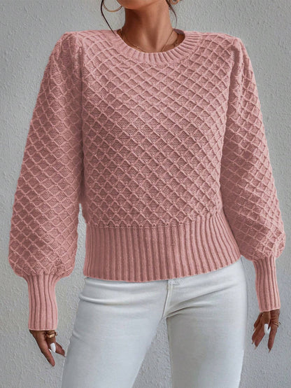 Reese | Women's Textured Long Sleeve Sweater
