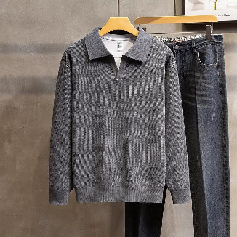 Reid | Men's Collared Pullover Sweater