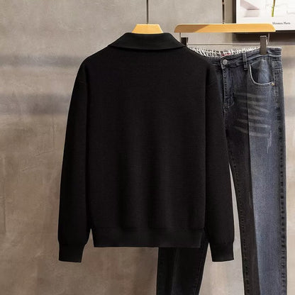 Reid | Men's Collared Pullover Sweater