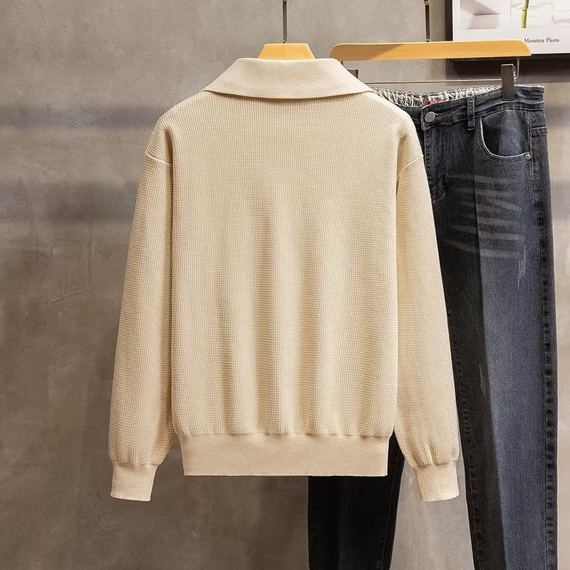 Reid | Men's Collared Pullover Sweater