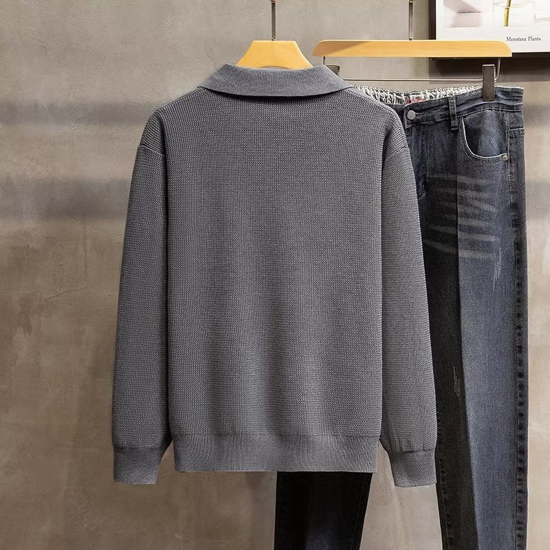 Reid | Men's Collared Pullover Sweater