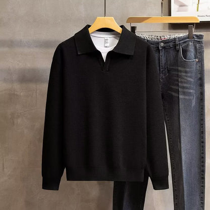 Reid | Men's Collared Pullover Sweater