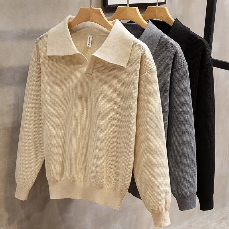 Reid | Men's Collared Pullover Sweater