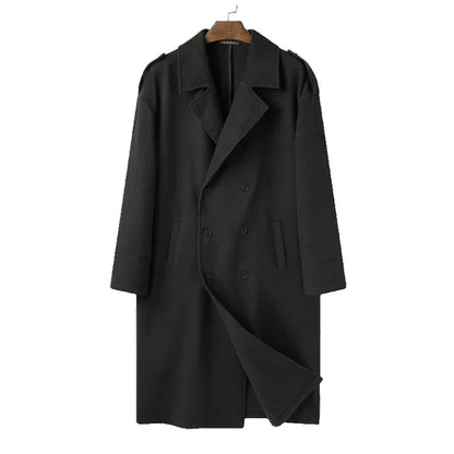 Remy | Men's Double-Breasted Long Coat