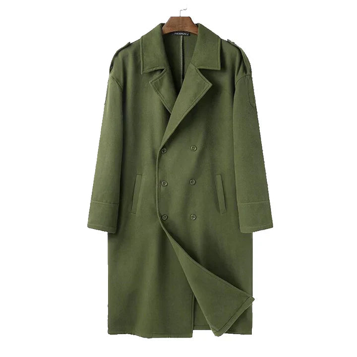 Remy | Men's Double-Breasted Long Coat