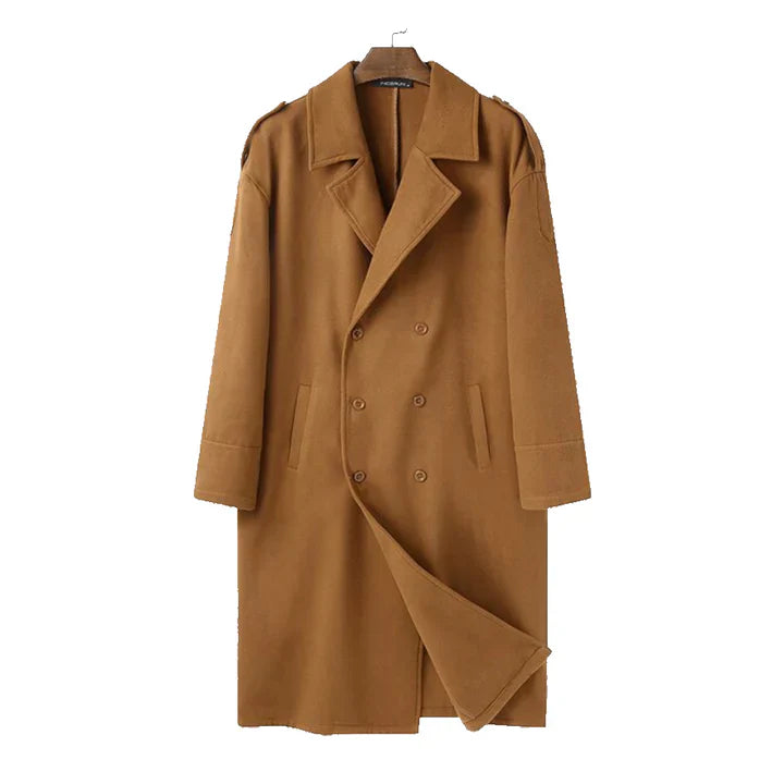 Remy | Men's Double-Breasted Long Coat