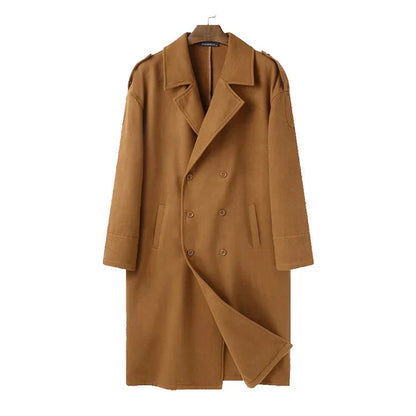 Remy | Men's Double-Breasted Long Coat