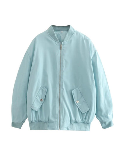 Renee | Women's Oversized Bomber Jacket