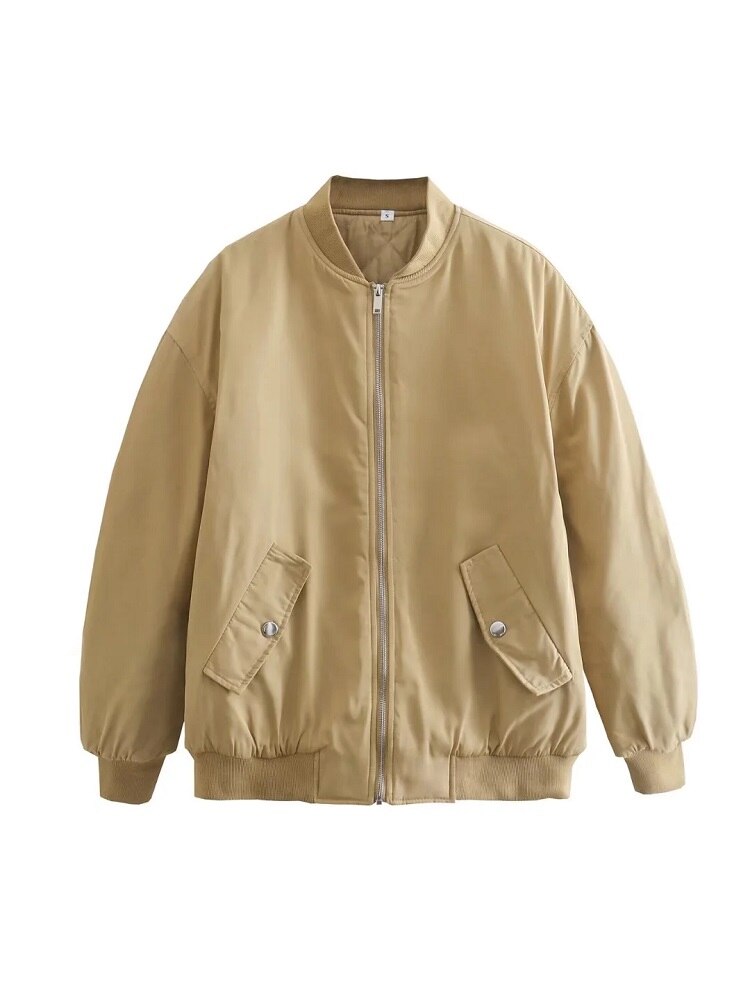 Renee | Women's Oversized Bomber Jacket