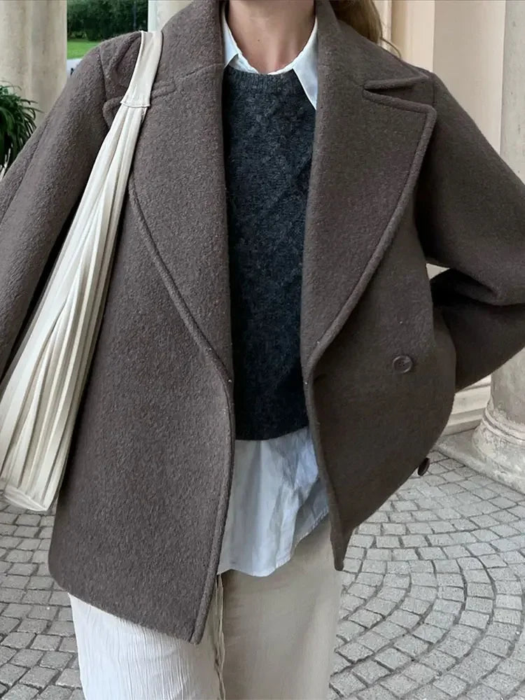 Rhonda | Women's Oversized Double-Breasted Coat