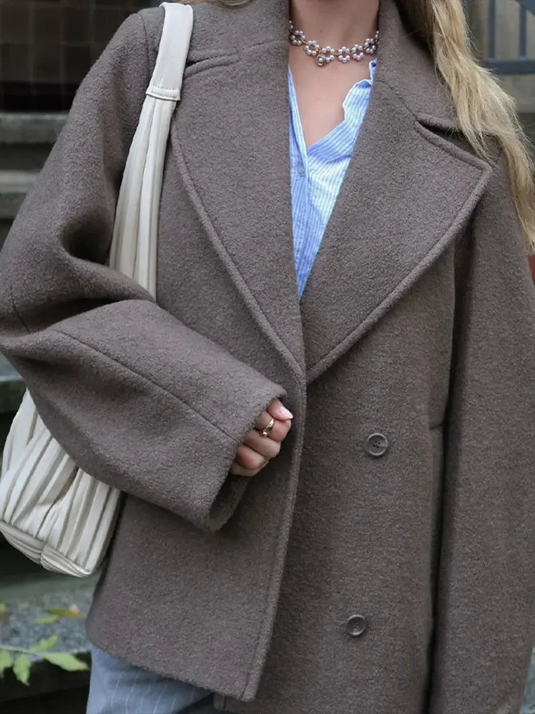 Rhonda | Women's Oversized Double-Breasted Coat