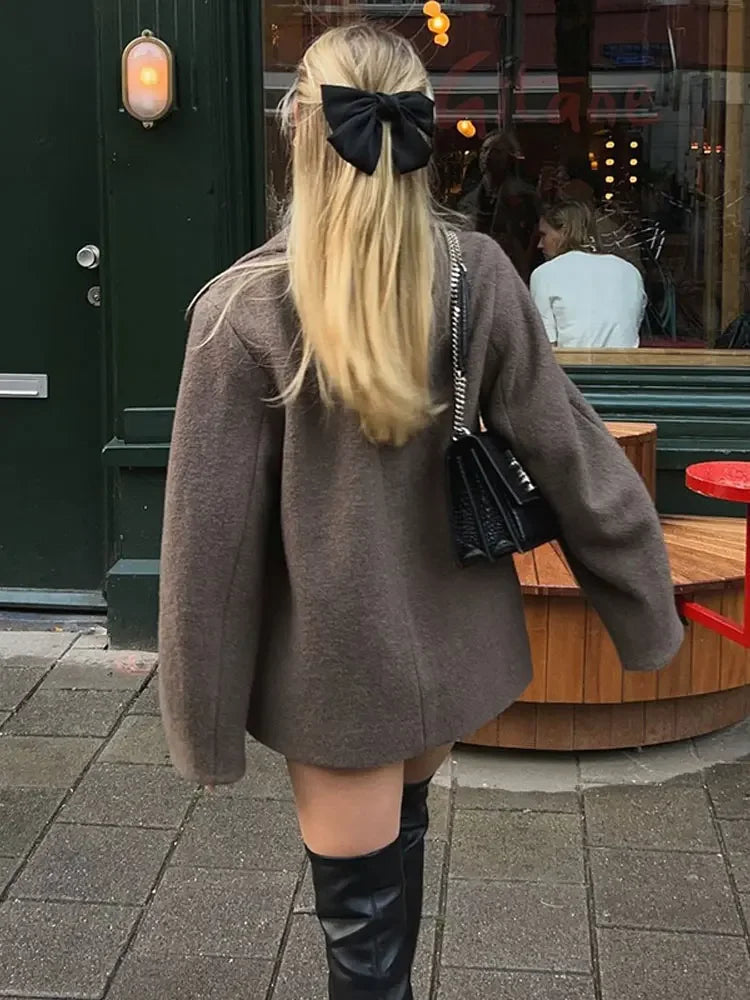 Rhonda | Women's Oversized Double-Breasted Coat