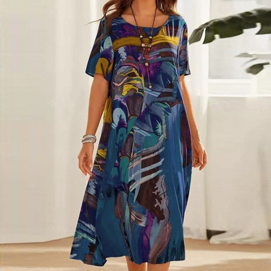 Rita | Women's A-Line Midi Dress