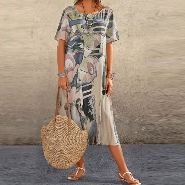 Rita | Women's A-Line Midi Dress