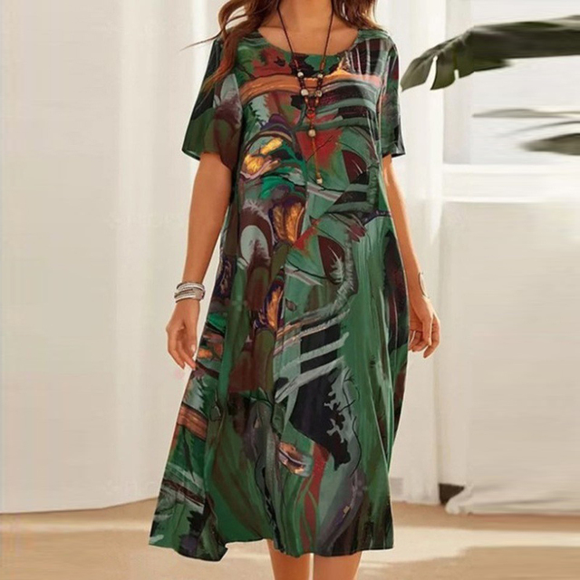 Rita | Women's A-Line Midi Dress